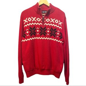 Men’s Chaps medium‎ 100% cotton knit sweater